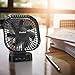 Rechargeable Portable Fan, Desk Fan Battery Operated, Battery Powered Desk Fan, Travel Fans, Car Fan, Quiet Camping Fan with Timer, Refrigerator Fan, USB Battery Table Fan for Office, 5200mah(8-40h)