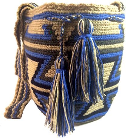 Mochila Wayuu Ethnic MINI 100% hand Woven Shoulder Bag Multicolor
