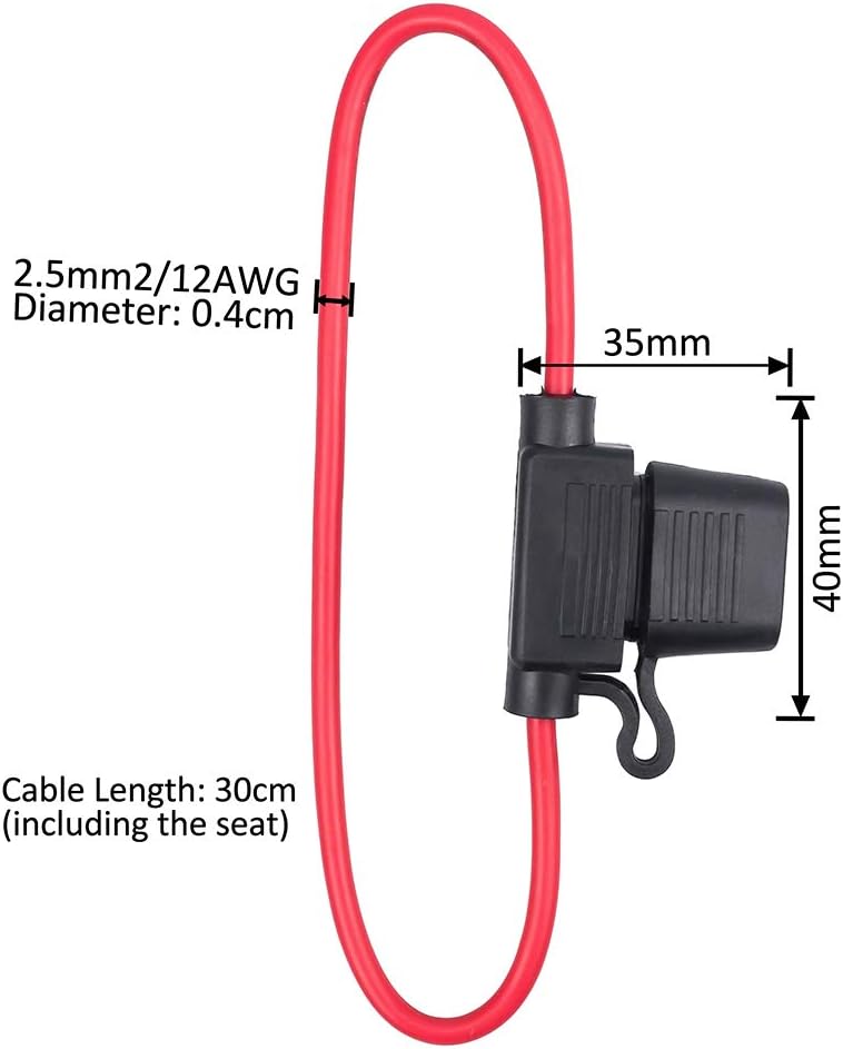 KeeYees 7-70V 30A PWM DC Motor Speed Controller Switch Control 12V 24V 36V 48V with 30 Amp Fuse - - 