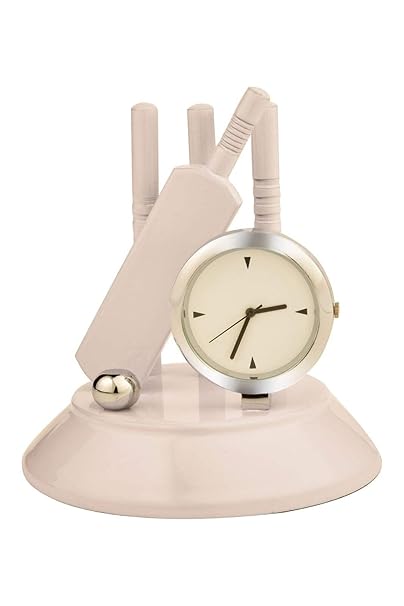 Tiamo Metal Cricket Set Table Clock