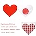 COSFAN 10 Pairs Women Heart Shape Disposable Pasties Nipple Cover Lingerie Sticker