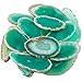 rockcloud 10 Pcs Agate Light Table Slices, Healing Crystals Geode Stones,Irregular Home Decoration Jewelry Making,Green