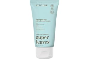 ATTITUDE Pregnancy Tired Legs Cream, EWG Verified, Dermatologically Tested, Plant and Mineral-Based, Vegan Maternity Products, Soothing and Refreshing Mint, 5 Fl Oz