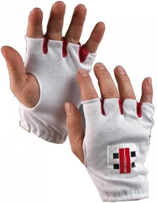 GRAYNICOLLS Pro Fingerless Batting Inner Gloves, Natural, One Size