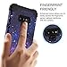 YINLAI Note 9 Case Samsung Galaxy Note 9 Case 3 Layer Heavy Duty Full Body Shockproof Slim Hybrid Soft Silicone Rubber Rugged Bumper Hard PC Cover with Space Stars Design Phone Cases Purple Space