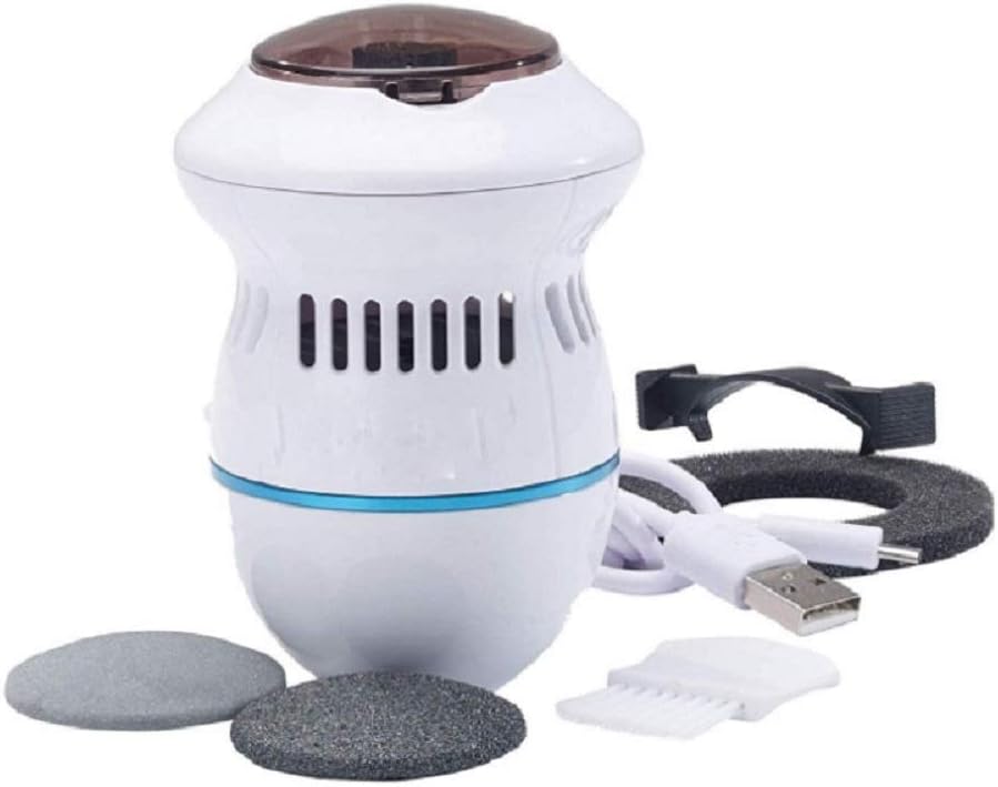 Electronic Foot Files Electric Callus Remover Feet Pedicure Tool Rechargeable USB Foot Care Tools for Removing Calluses Cracked Dry Dead Ski