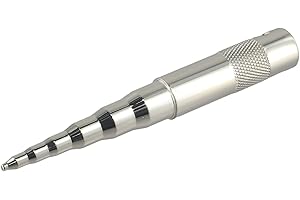 Vasiumic 6 in 1 Pipe Expander Manual Tube Swaging Tool 1/4-3/4 Inch HVAC Refrigeration Auto AC Steel Hand Tool Set Silver Fin