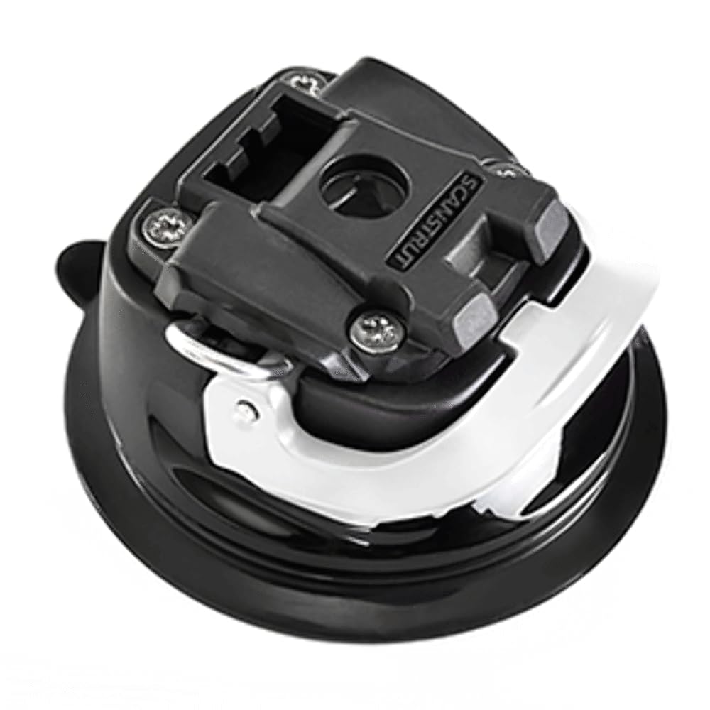 ROKK Mini Hardcore Suction Cup Mount System, Black/White, One Size