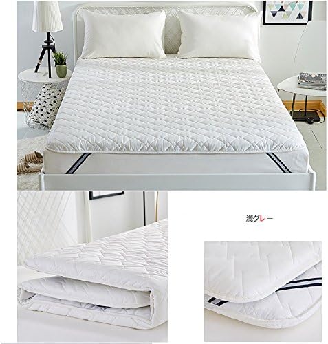CUNDIAN Tatami Floor mat,4cm Thick Queen Size Single Size Mattress Topper-White 180x200cm(71x79inch)