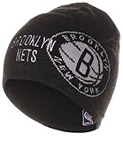 Brooklyn Nets Adidas NBA Basic Logo Cuffed Knit Hat - Black