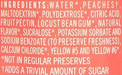 Polaner Sugar Free with Fiber, Peach Jam, 13 Ounce