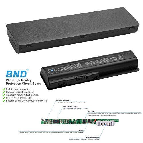 BND Laptop Battery for HP 484172-001 485041-001 498482-001 485041-003 511884-001 - 12 Months Warranty [4400mAh 6-Cell] - Thumbnail 4