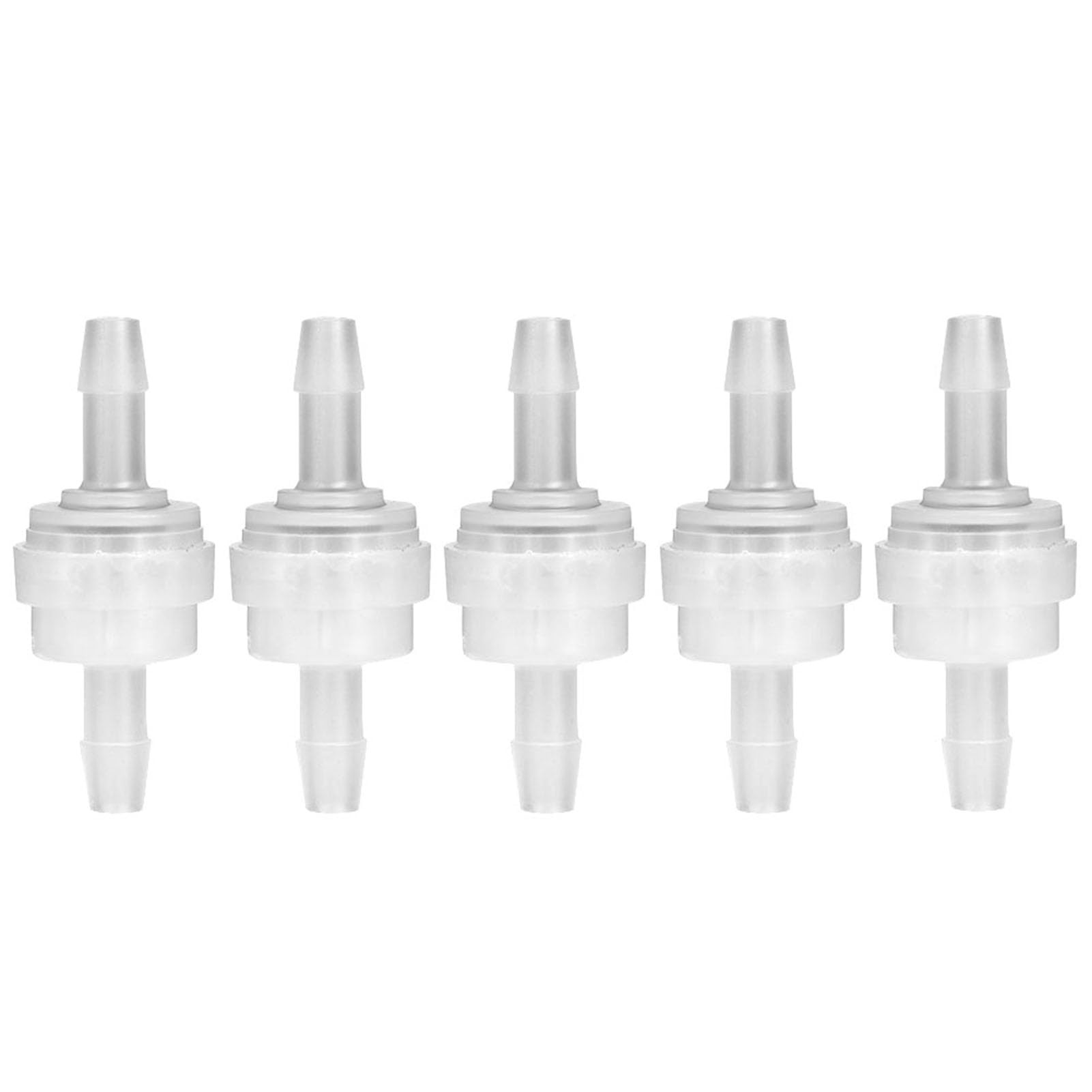 5 x plastic check valve, check valve, water treatment (5 mm)