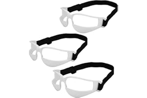 BOOGE 3 Packs Adjustable Sports Dribble Specs, Basketball Dribbling Glasses No Look Eye Goggles Basketball Training Aid