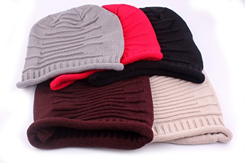 image for Challyhope - Winter Beanie Hat Cap Clearance! Challyhope Baggy Warm Cr