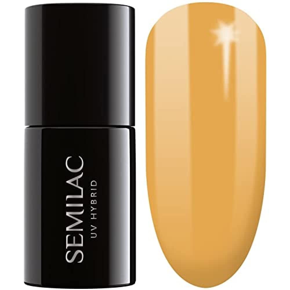 Semilac UV Hybrid Nail Polish, Number 186, 7 ml, Kaymak Sweet