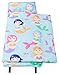 Wildkin Kids Microfiber Nap Mat – Soft Sleep Mat with Pillow, Ideal for School & Travel - Mermaid