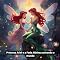 Livro Princesa Ariel e a Fada Aláthea salvando o mundo