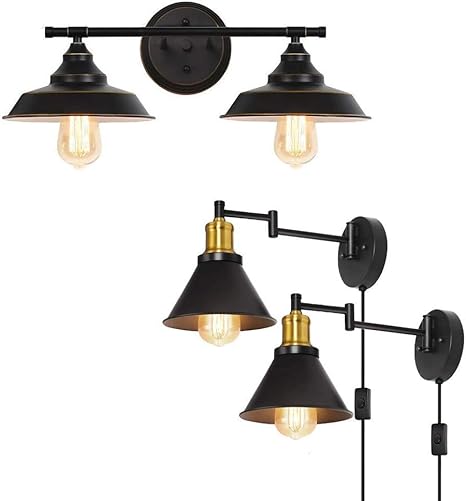 swing arm vanity lights