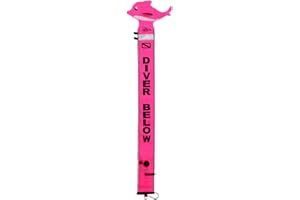 BAOSITY Scuba Diving SMB Surface Marker Buoy Inflatable Signal Safety Sausage Tube Two Sizes- 5/