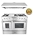Thor Kitchen HRG4808UHRH4806U 2-Piece Kitchen Package 6 Burner Gas, 48