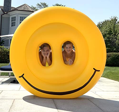 Swimline Smiley Face Pool Float | Pricepulse