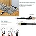 Cat 7 Ethernet Cable 100 ft, Black Long LAN Cable with Clips, Fast Flat Wire for Switch, X-Box