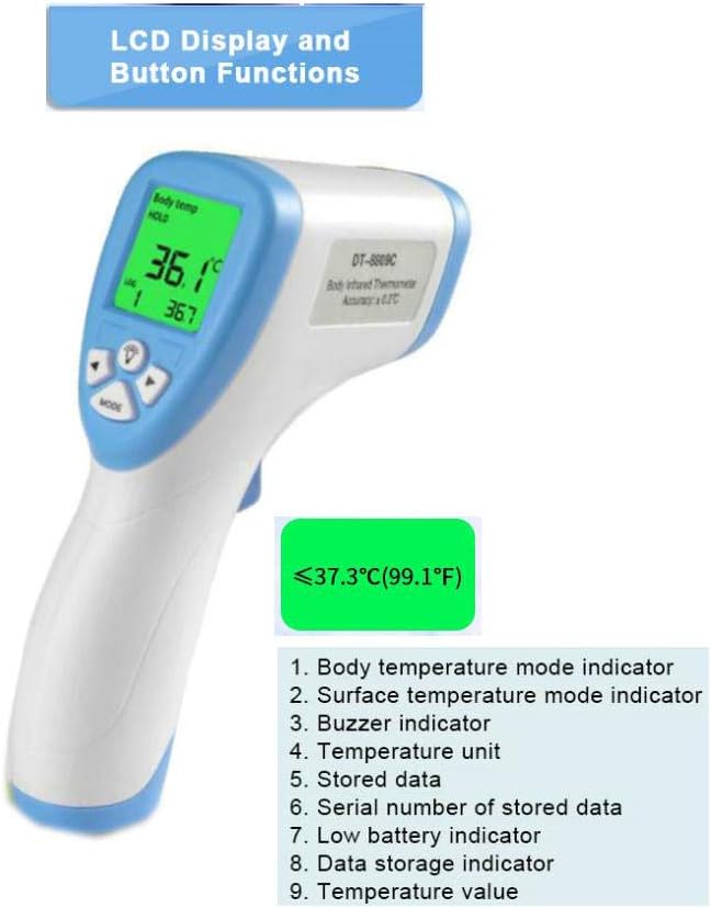 Baby Children's Electronic Thermometer Forehead Gun Home Measurement Non-Contact Human Forehead Infrared