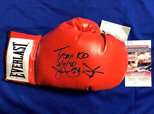 buster douglas signed glove