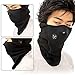 Cotton Fleece Face Mask, Neck and Ear Warmer, Black