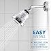 NatureSpa Filtered Shower Head - Anti-Clog Anti-Leak Fixed Chrome Showerhead With Filter - Ultimate Shower Experience Even At Low Water Flow & Pressure - Save Money & Water & Prevent Harmful Chemicals