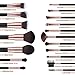 BESTOPE 18 Piece Makeup Brushes Set Premium Kabuki Brushes Synthetic Foundation Blending Blush Face Eyeliner Shadow Brow Concealer Lip Brush Tool Beauty Collection Cosmetic Brushes Kit