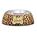 Loving Pets Spoiled Leopard Milano Bowl for Dogs, Large