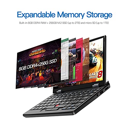 TOPOSH 7 Inch Mini Laptop, Touch Screen Notebook Computer,Windows 10