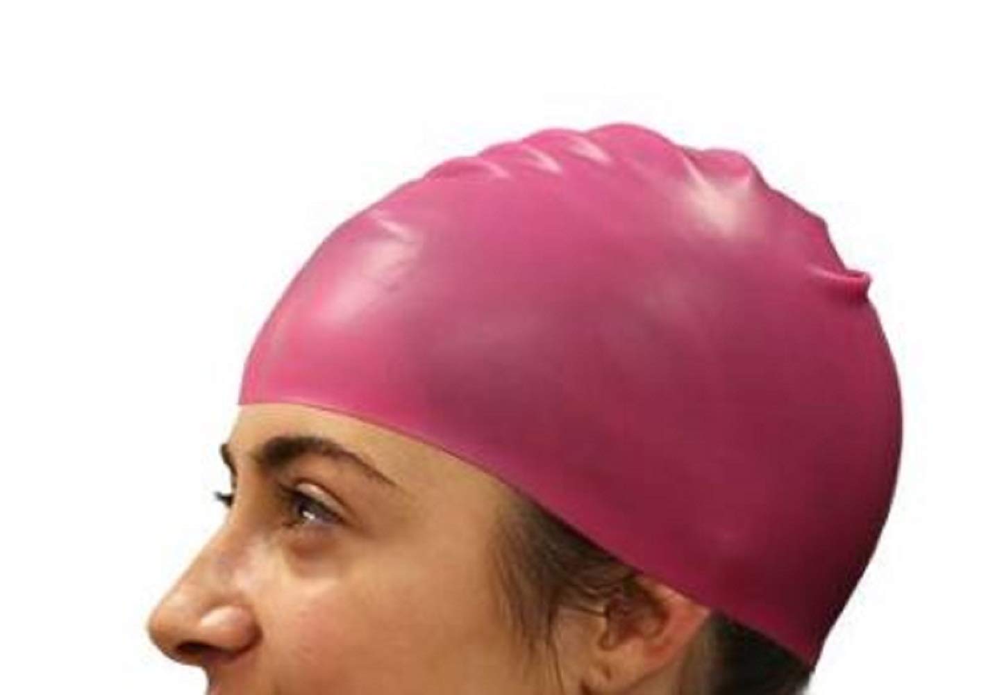 Softee Equipment 7801245 Junior Silicone Swimming Cap, Light Pink, S
