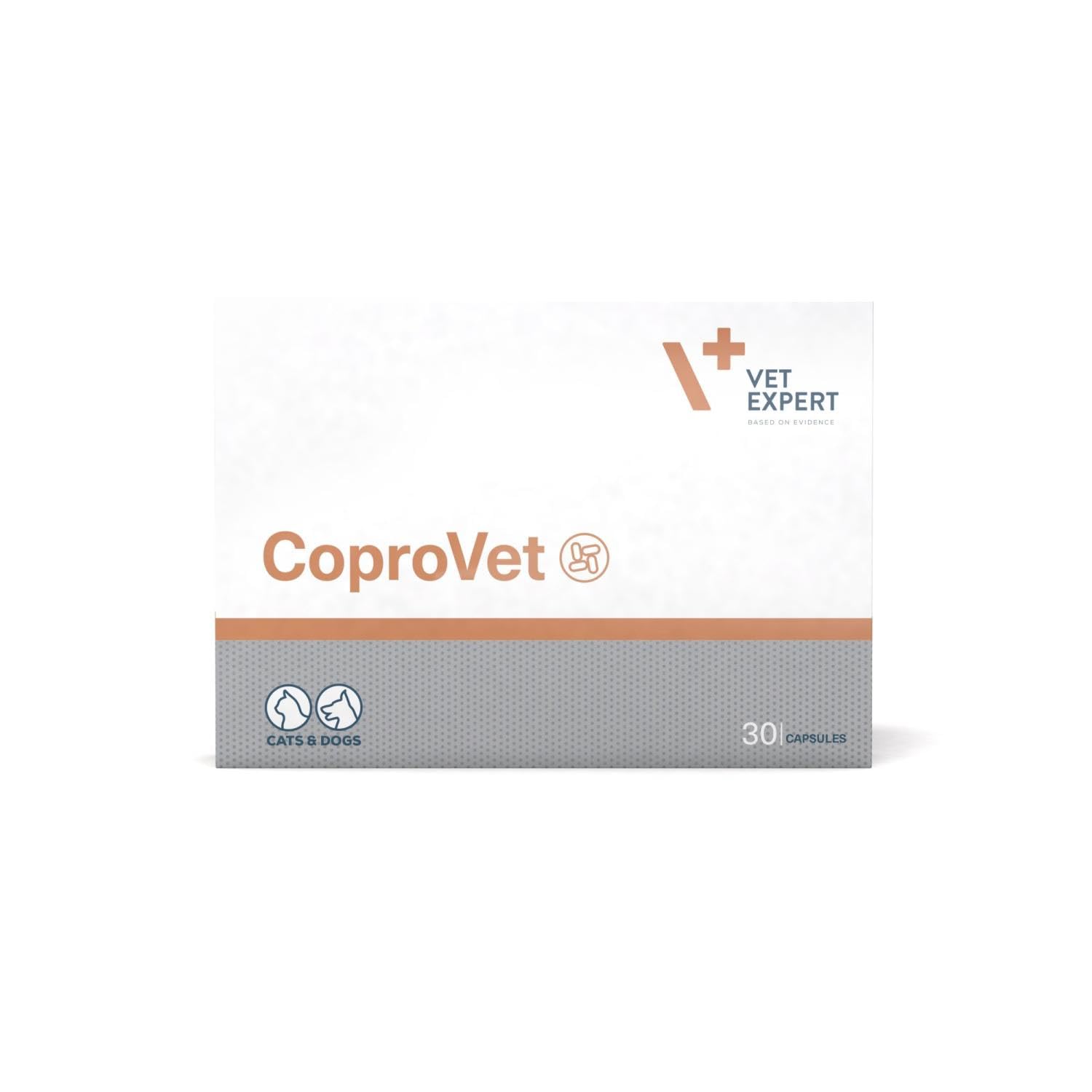 Vet Expert CoproVet 30 capsules | Coprophagia Stool Eating Deterrant for Dogs and Cats | Stop Poo Eating, Feaces Eating, Contains Digestive Enzymes and Live Cultures