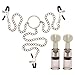 Clamps Chain with Correction Cups Set Clips Nipplesuckers Breast Massage Tool