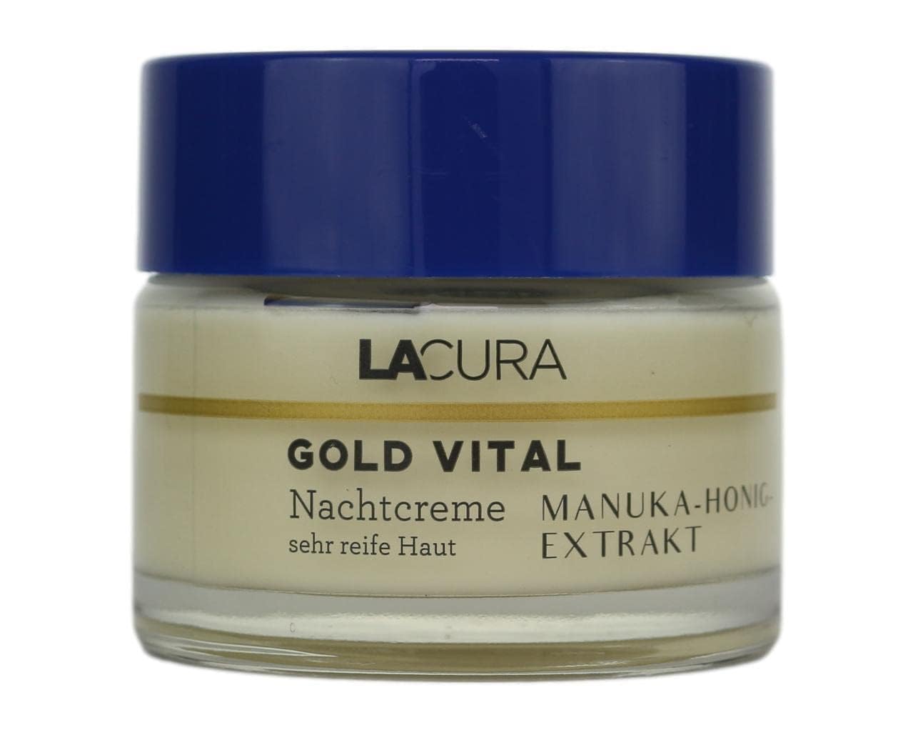 Lacura Gold Vital Night Cream with Manuka Honey Extract Very Mature Skin 50 ml