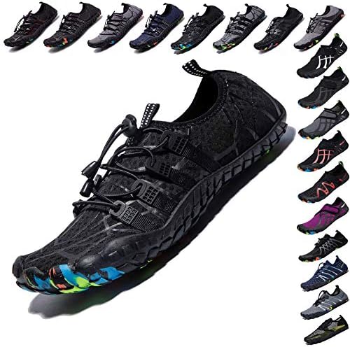 LINGTOM Mens Womens Water Shoes Barefoot Quick-Dry Aqua Socks for Beach Swimming Diving Surf Yoga Hiking Sport Exercise