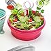 ME.FAN Silicone Collapsible Bowls - Silicone Folding Travel Bowl with Lids - Expandable Food Storage Containers Set - Portable, [27oz]