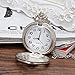 wsloftyGYd Vintage Steam Train Antique Chain Quartz Locomotive Pendant Pocket Watch Gift