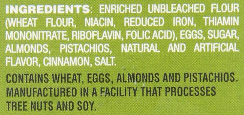 Nonnin's Thin Addictives Crunchy Cookies, Pistachio Almond, 12.2 Ounce