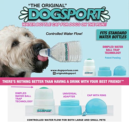 DogSport Two-Pack Water Bottle Cap for Dogs (Dog Sport)