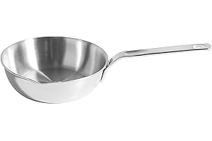 IMEEA 4.7-Inch Mini Egg Pan Omelet Pan SUS304 Stainless Steel Mini Sauce Pan Frying Pan with Spout