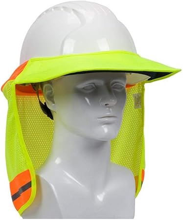 full brim hard hat visors