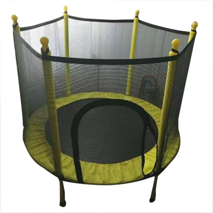 Matuke 6 Foot Tubes Household Kid Indoor Outdoor Trampoline Set with Protecting Wire Net, Jump & Bounce Garden Outdoor Fun Family Exercising Entertainment
