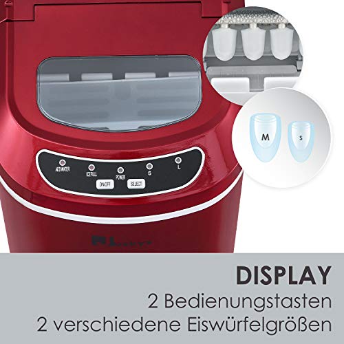 Juskys Eiswürfelmaschine IcyCube - 12 kg in 24 Std. - Eiswürfel in 7-13 min - Eiswürfelbereiter 100 Watt - Icemaker 2,4… – Bild 6