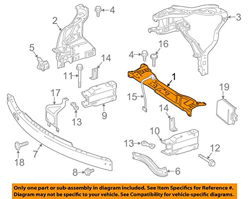 MERCEDES-BENZ 2126201100 GENUINE OEM UPPER TIE BAR