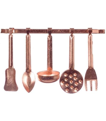 Set De 5 Bandejas De Horno En Miniatura A Escala 1:12 Para Casa De Muñecas – Accesorio De Cocina En Metal Detallado