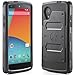 i-Blason Armorbox for Google Nexus 5 by LG Dual Layer Hybrid Full-Body Protective Case with Front Cover and Built-in Screen Protector and Impact Resistant Bumpers (Black)